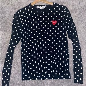 Commes Des Garcons Play Long Sleeve Shirt